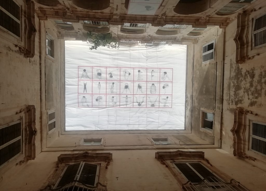 Alfabeto Poetico Monumentale - Cortile Palazzo Palmieri