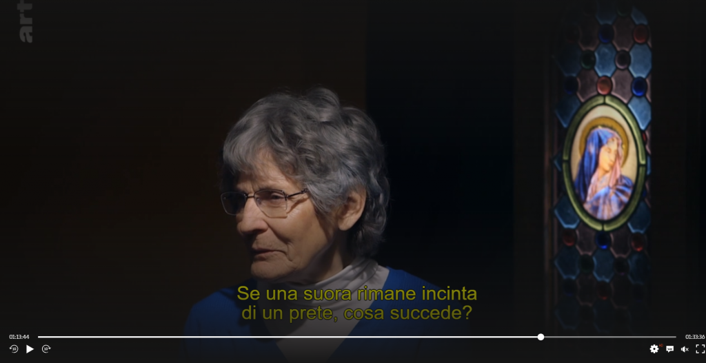 È disponibile sul canale culturale europeo ARTE.TV “Abusi sessuali sulle suore: l’altro scandalo nella Chiesa”, documentario dei registi francesi Eric Quintin e Marie-Pierre Raimbault che racconta un fenomeno ampiamente diffuso ma spesso ignorato in seno alla Chiesa cattolica. Disponibile gratuitamente, con sottotitoli in italiano, sul sito arte.tv/it o sulle app ARTE per smart TV, Fire TV, Apple TV e dispositivi mobili.