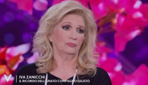 Iva Zanicchi triste a Verissimo