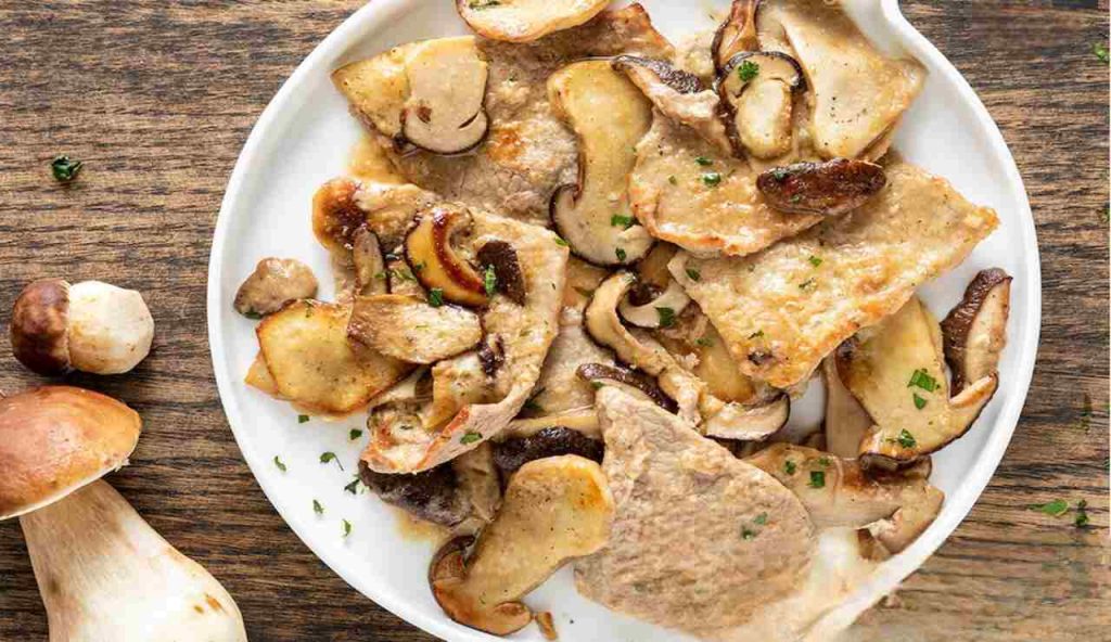 Scaloppine ai funghi